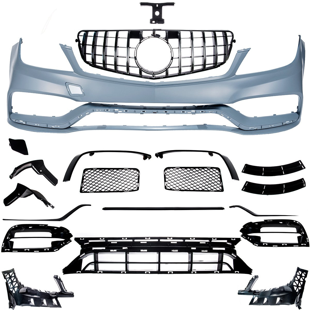 Frontstoßstange mit Grill passend für Mercedes C-Klasse W204 2007-2015