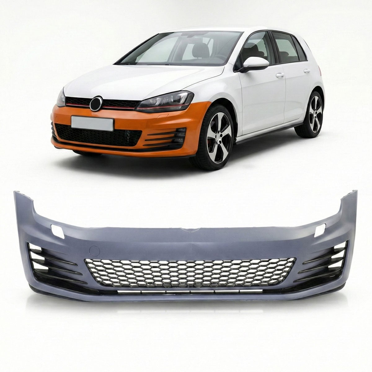 Frontstoßstange mit SRA LED Tagfahrlicht passend für VW Golf 7 2012-2017