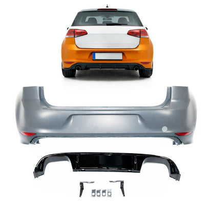 Heckstoßstange passend für VW Golf 7 2012-2017