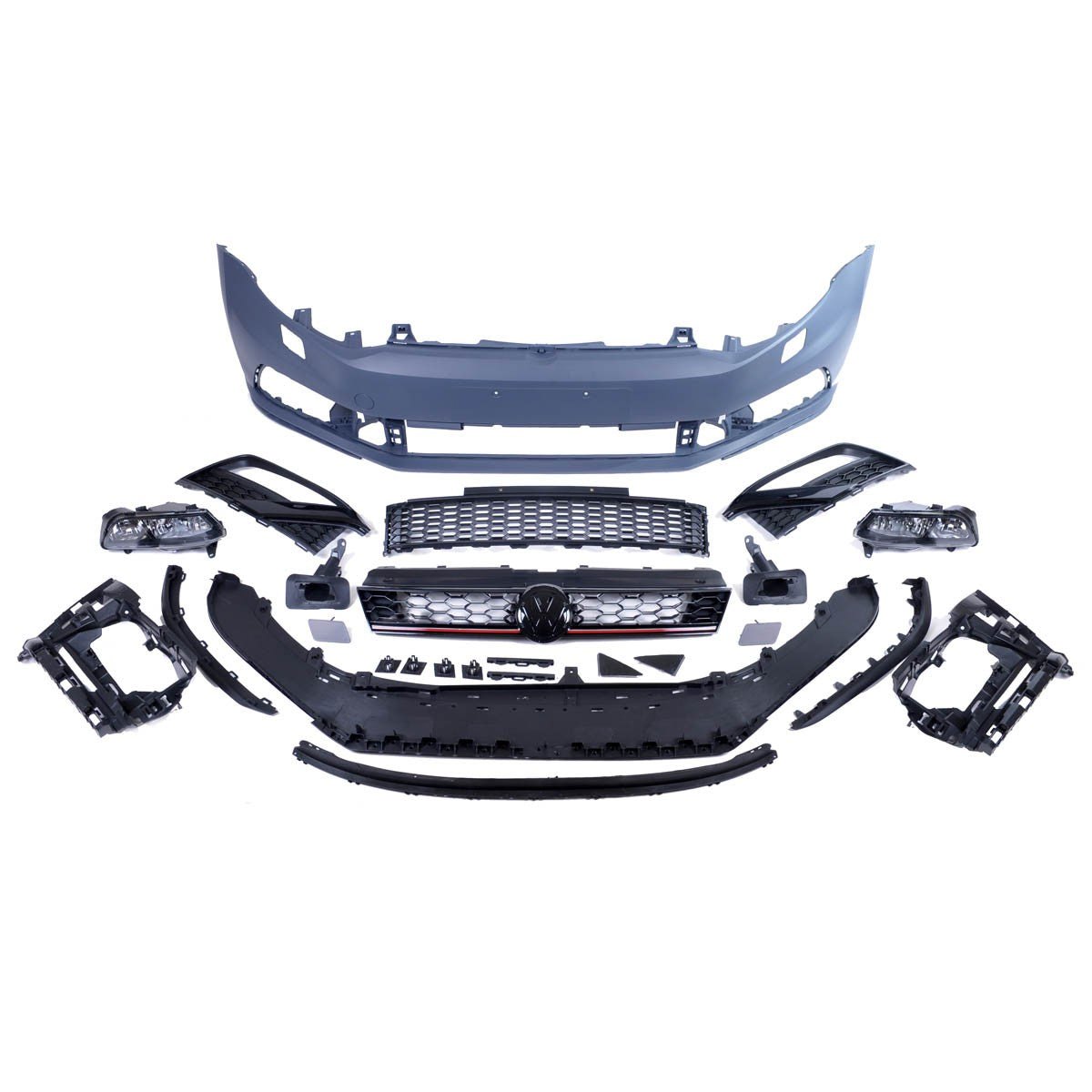Frontstoßstange mit SRA passend für VW Polo V 6R 6C 2009-2017