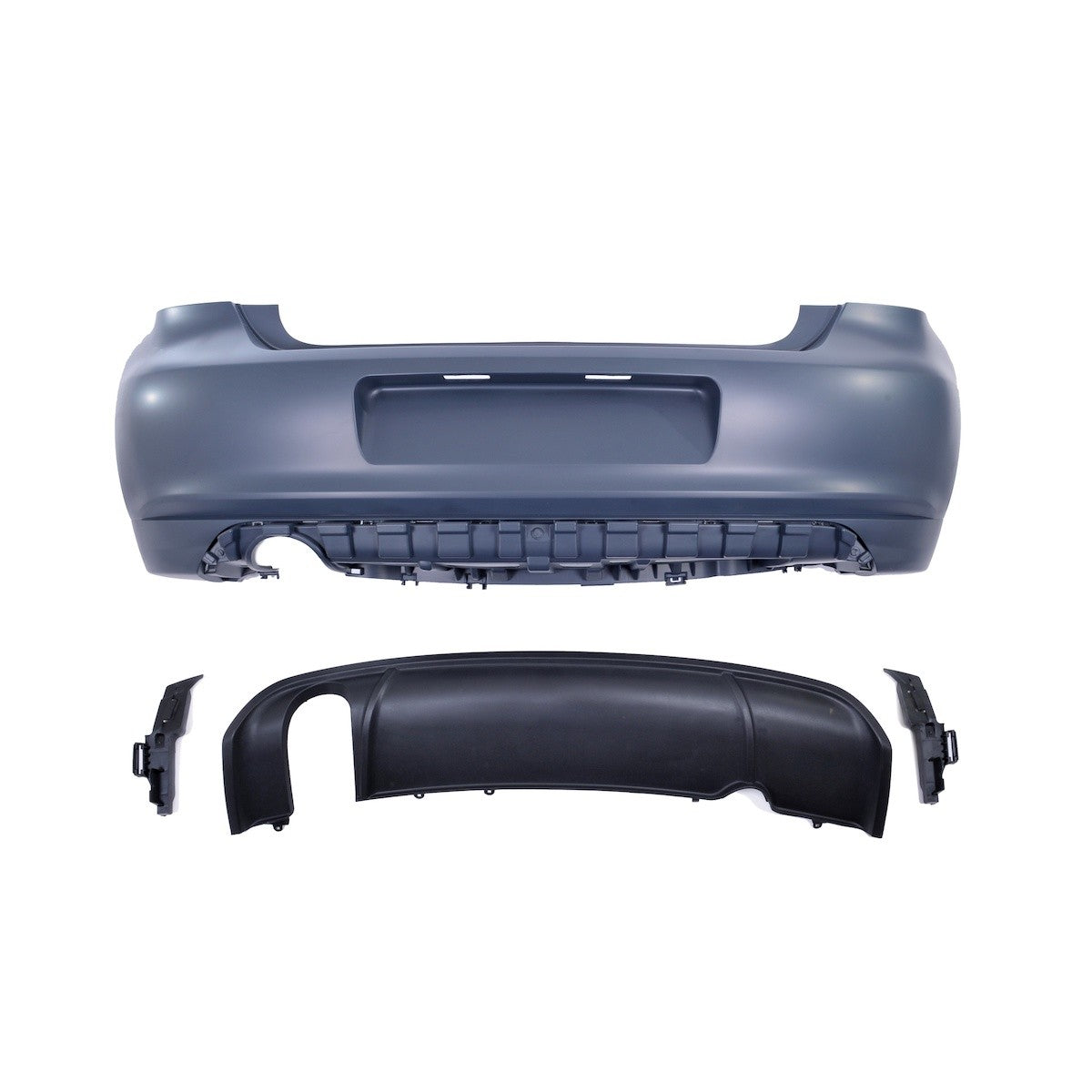 Heckstoßstange mit Diffusor passend für VW Polo 6R 2009-2014
