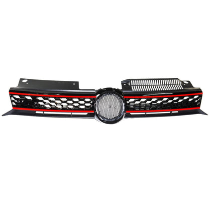 Frontstoßstange mit Grill und Nebelscheinwerfern passend für VW Golf 6 2008-2012