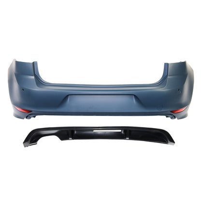 Sport-Heckstoßstange mit Diffusor und PDC passend für VW Golf VII 2012-2017
