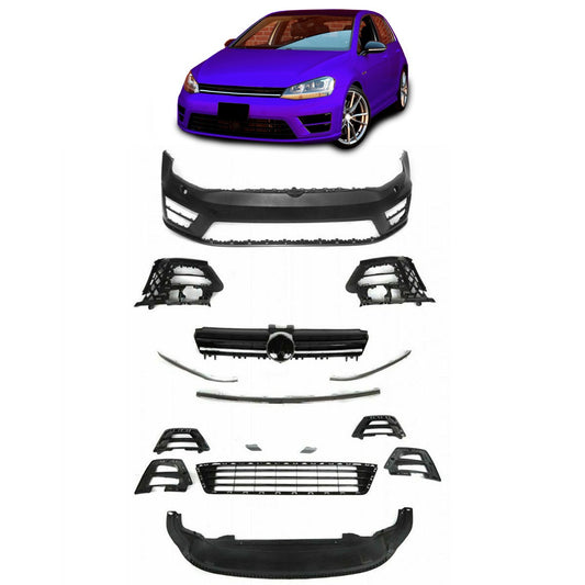 Frontstoßstange mit SRA passend für VW Golf 7 R 2012-2017