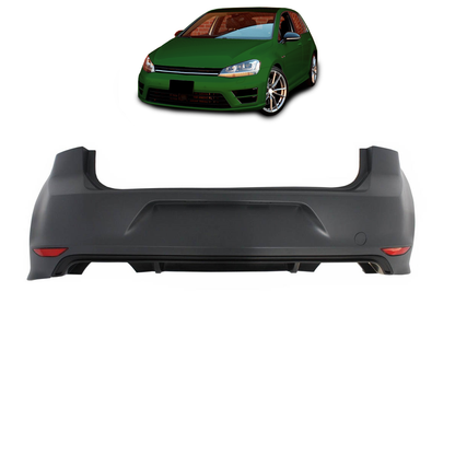Sport Heckstoßstange mit Diffusor passend für VW Golf VII 2012-2017