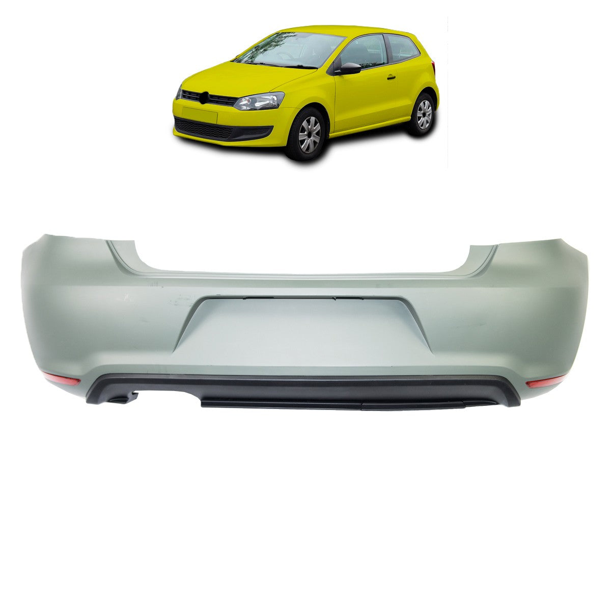 Heckstoßstange passend für VW Polo 6R 6C Schrägheck 2009-2017