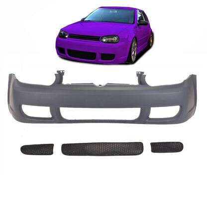 Frontstoßstange mit Gittergrill passend für VW Golf 4 1998-2003