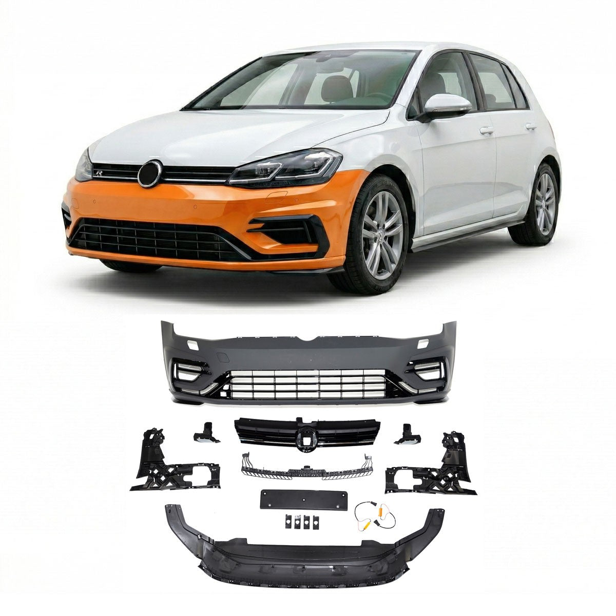 Frontstoßstange mit SRA passend für VW Golf 7 2012-2016