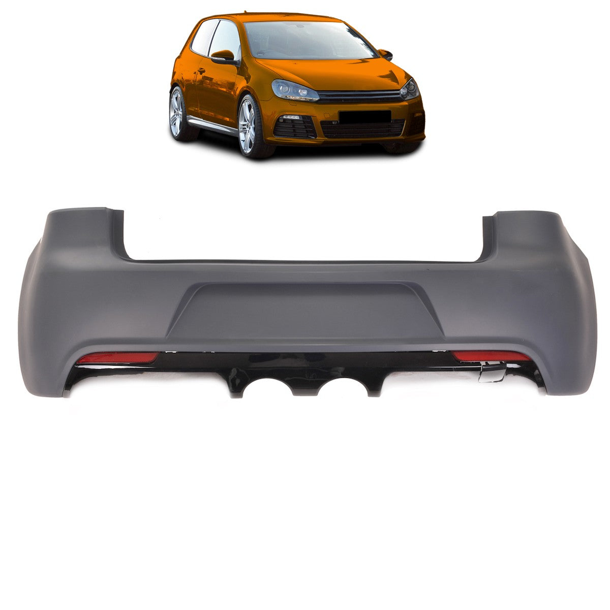 Heckstoßstange passend für VW Golf 6 2008-2014