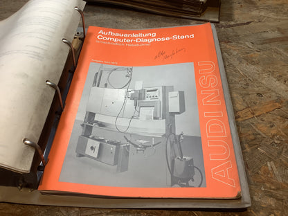 Technische Änderungen RO 80 & Aufbauanleitung Computer-Diagnose-Stand Audi NSU Ausgabe April 1973