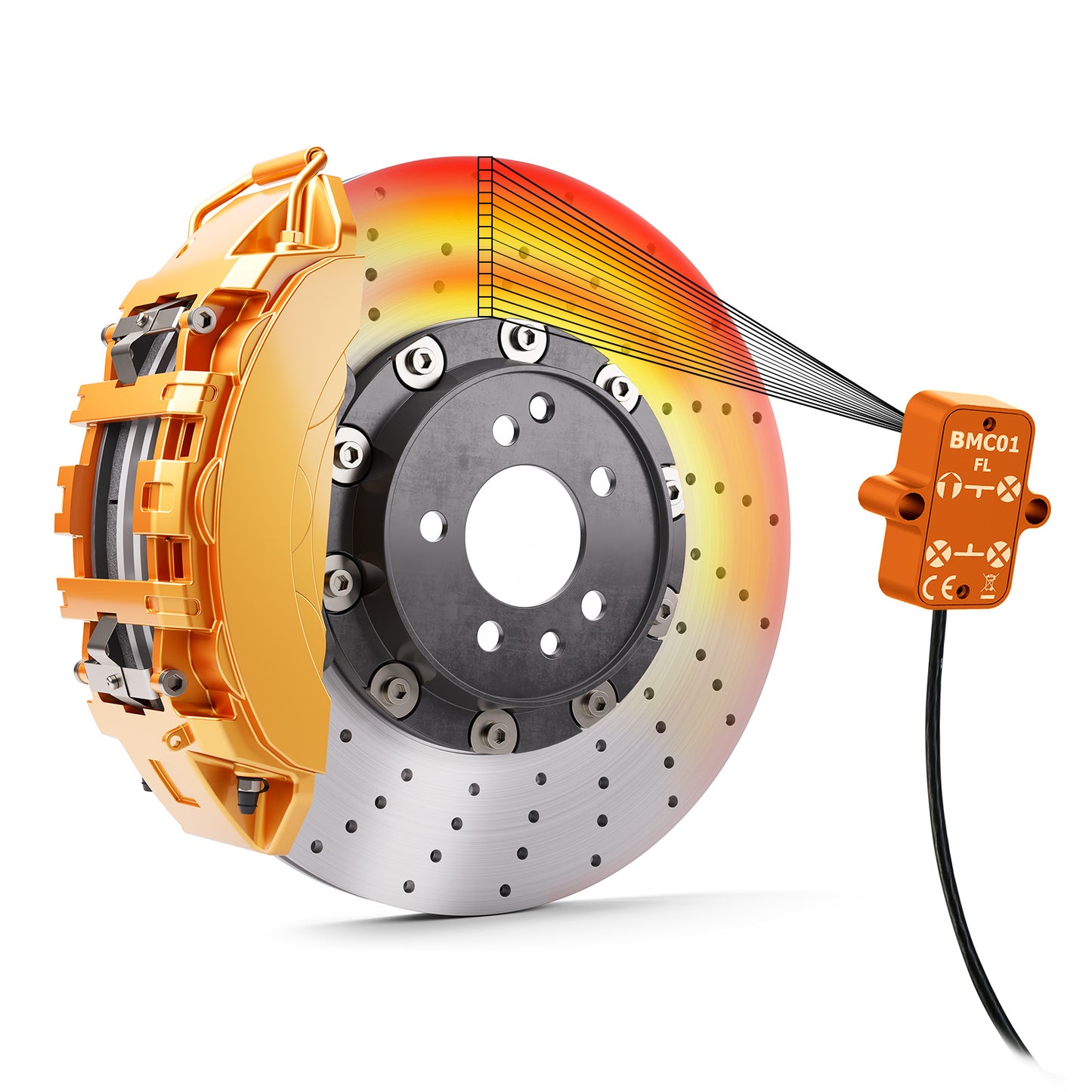 BMB01 - Bremsen Temperaturüberwachung 1-fach / BLE