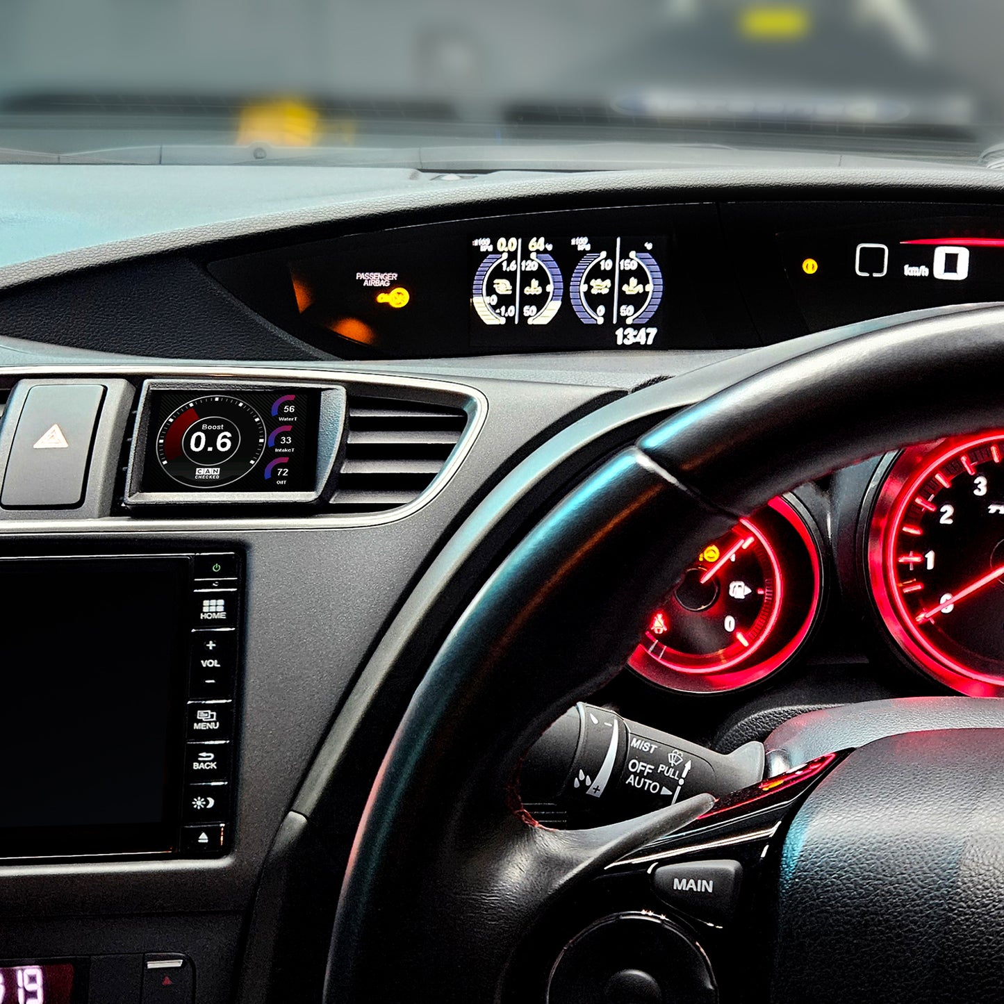 MFD28 Gen2 für Honda Civic FK2 RHD