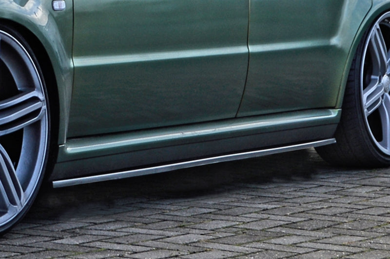 CUP Seitenschweller Audi RS4, B5 Bj.: 1999-2001 Schwarz Glanz