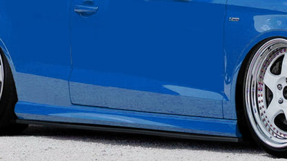CUP Seitenschweller Audi A3, 8V Bj.:2014-2016 Schwarz Glanz