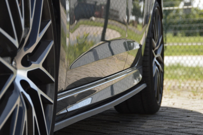 CUP Seitenschweller Seat Leon 5F Ab Bj.:2012- Schwarz Glanz