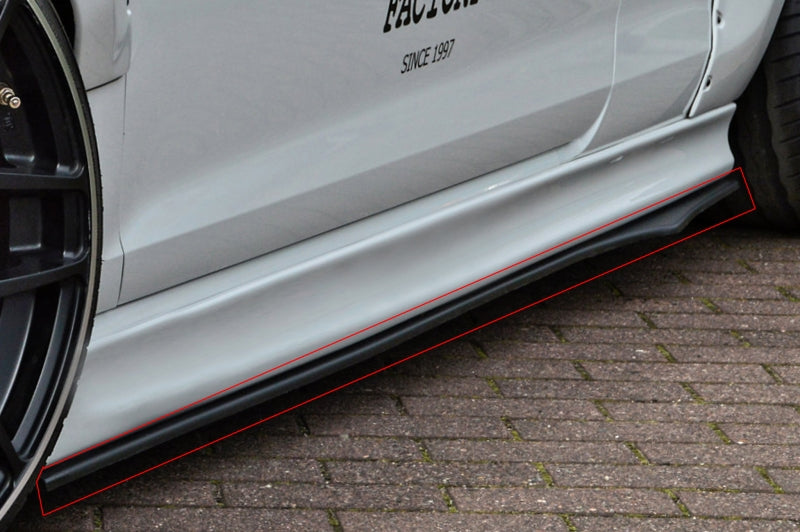 CUP 2 Seitenschweller Opel Astra J OPC ab Bj.: 2012- Schwarz Matt