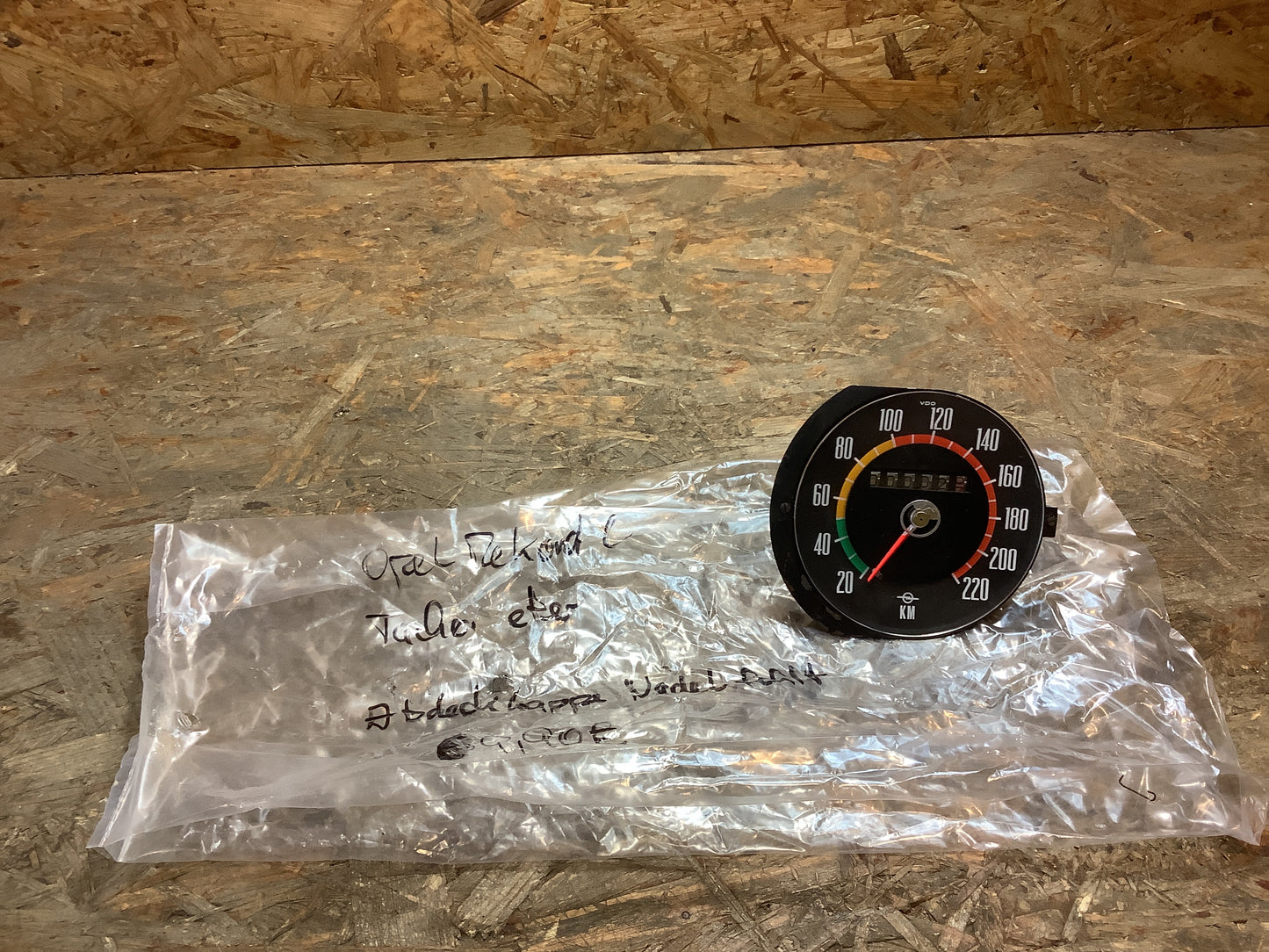 Opel Rekord C Tachometer Abdeckkappe Nadel fehlt Original Opel NEU