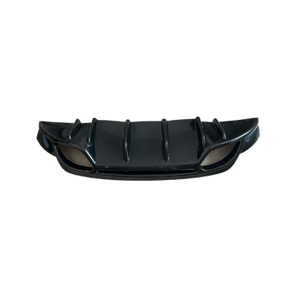 Heckstoßstange Diffusor Hochglanz Schwarz passend für Alfa Romeo Giulietta 2010-2020