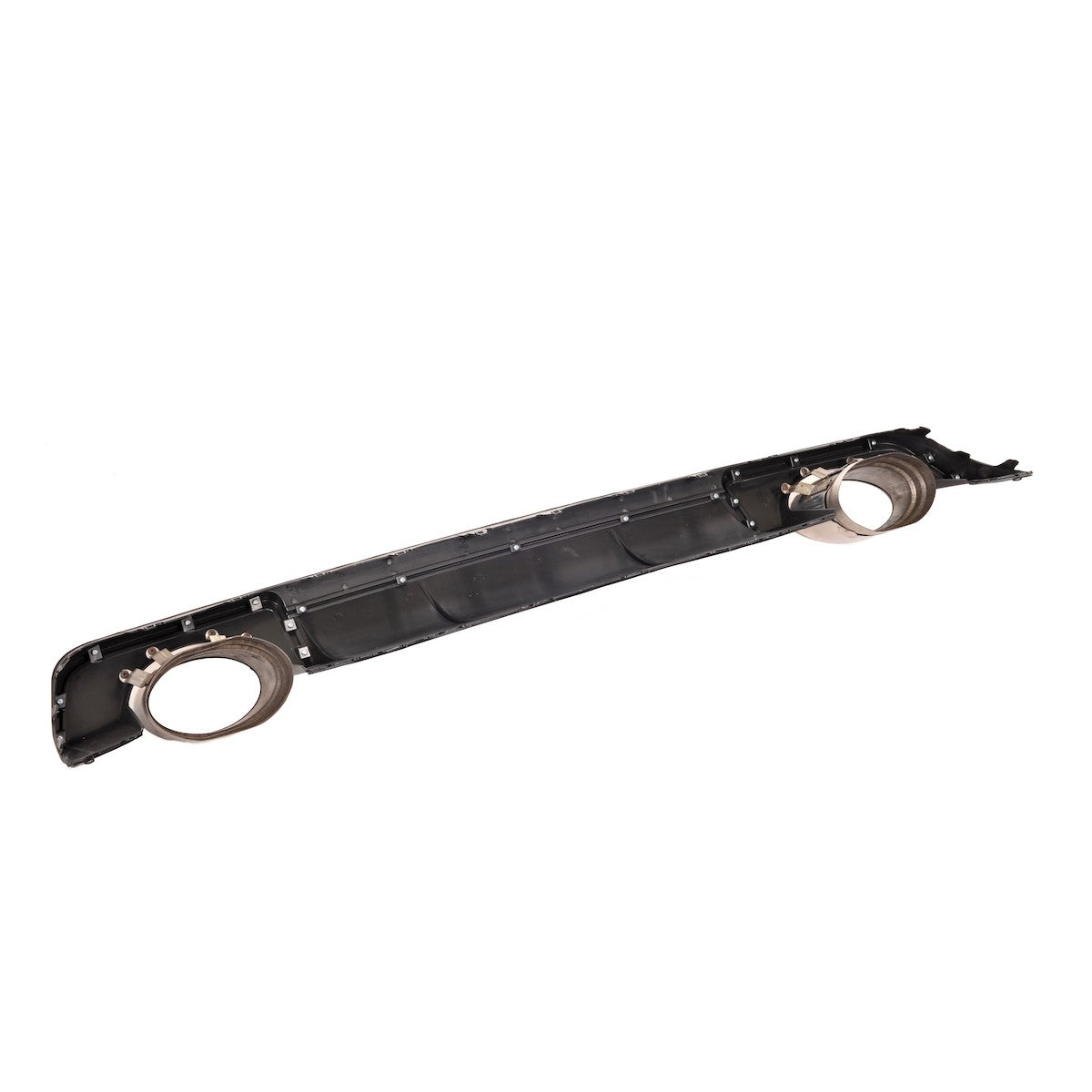 Heckstoßstange Diffusor Silber & Hochglanz Schwarz passend für Audi A3 8V Limousine 2013-2015
