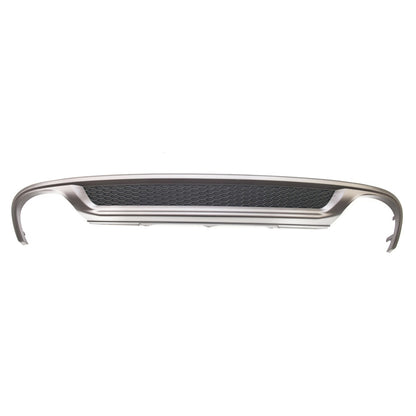 Heckstoßstange Diffusor Silbergrau passend für Audi A4 B8 8K 2012-2015