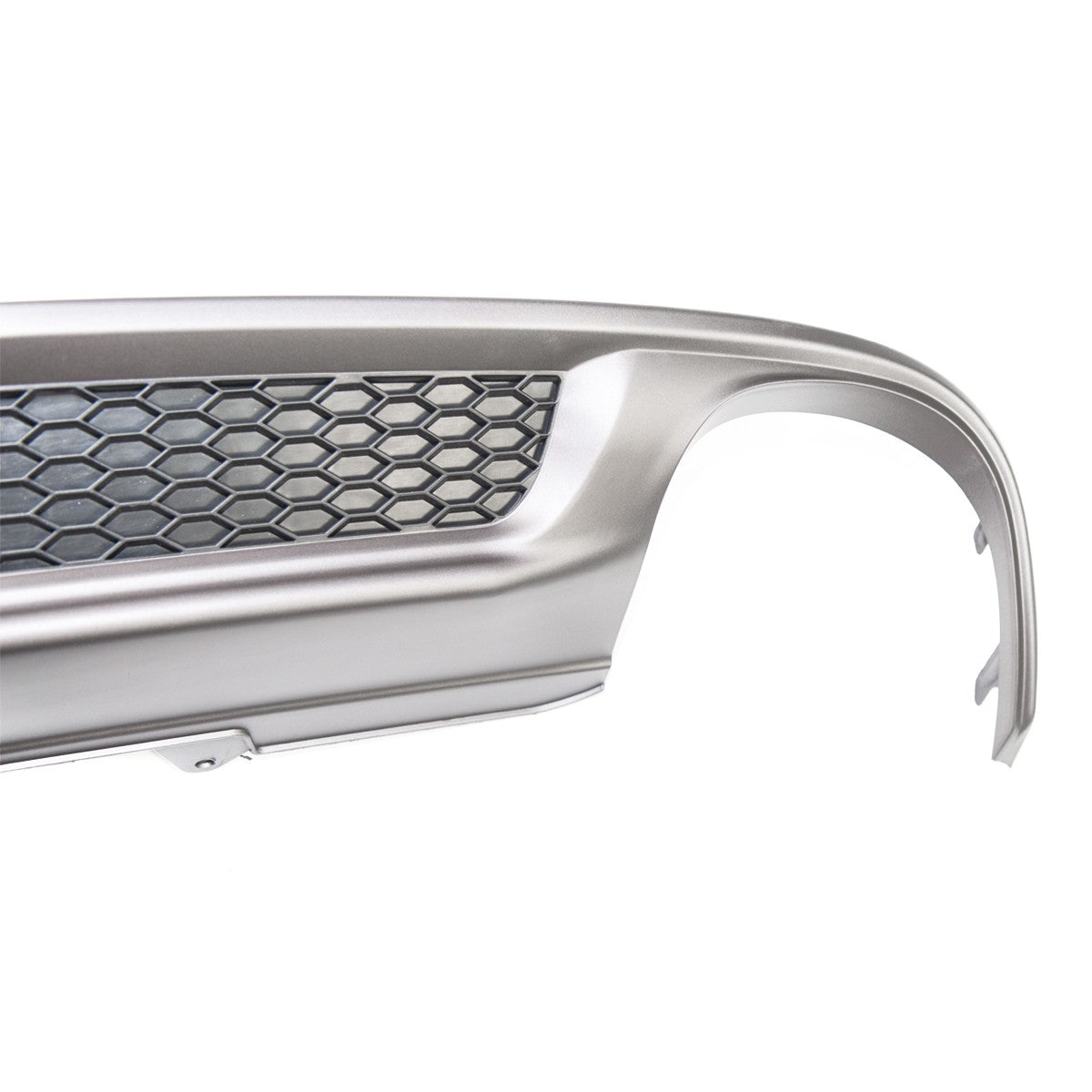 Heckstoßstange Diffusor Silbergrau passend für Audi A4 B8 8K 2012-2015
