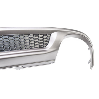 Heckstoßstange Diffusor Silbergrau passend für Audi A4 B8 8K 2012-2015