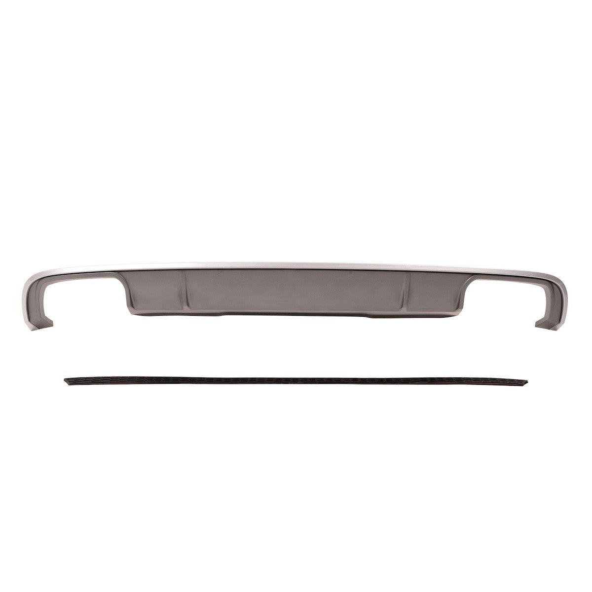 Heckdiffusor Silbergrau passend für Audi A4 B9 8W 2015-2019