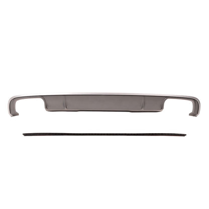 Heckdiffusor Silbergrau passend für Audi A4 B9 8W 2015-2019