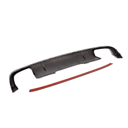 Heckdiffusor Silbergrau passend für Audi A4 B9 8W 2015-2019