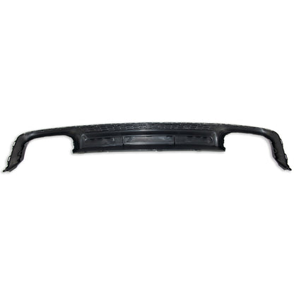 Heckdiffusor Schwarz + Schwarze Auspuffendrohre passend für Audi A6 C8 2018-2024