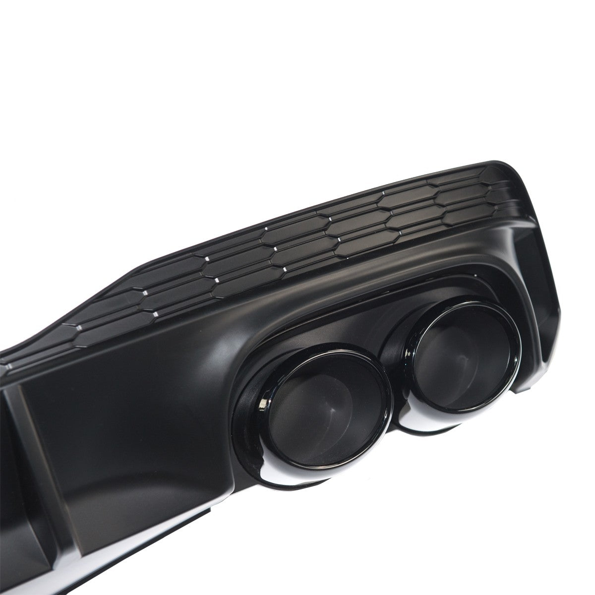 Heckdiffusor mit schwarzen Endrohren passend für Audi A7 4K Sportback 2019-2023