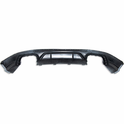 Heckstoßstange Diffusor & schwarze Auspuffendrohre passend für Audi Q5 FY 2017-2024