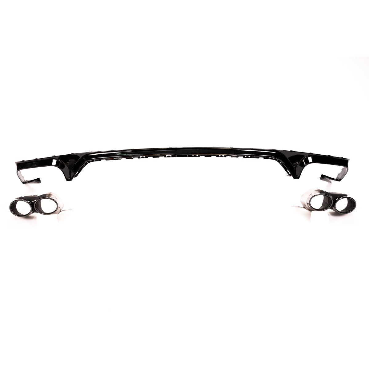 Sport Heckdiffusor mit Auspuffendrohren passend für Audi Q8 (4M) 2019-heute
