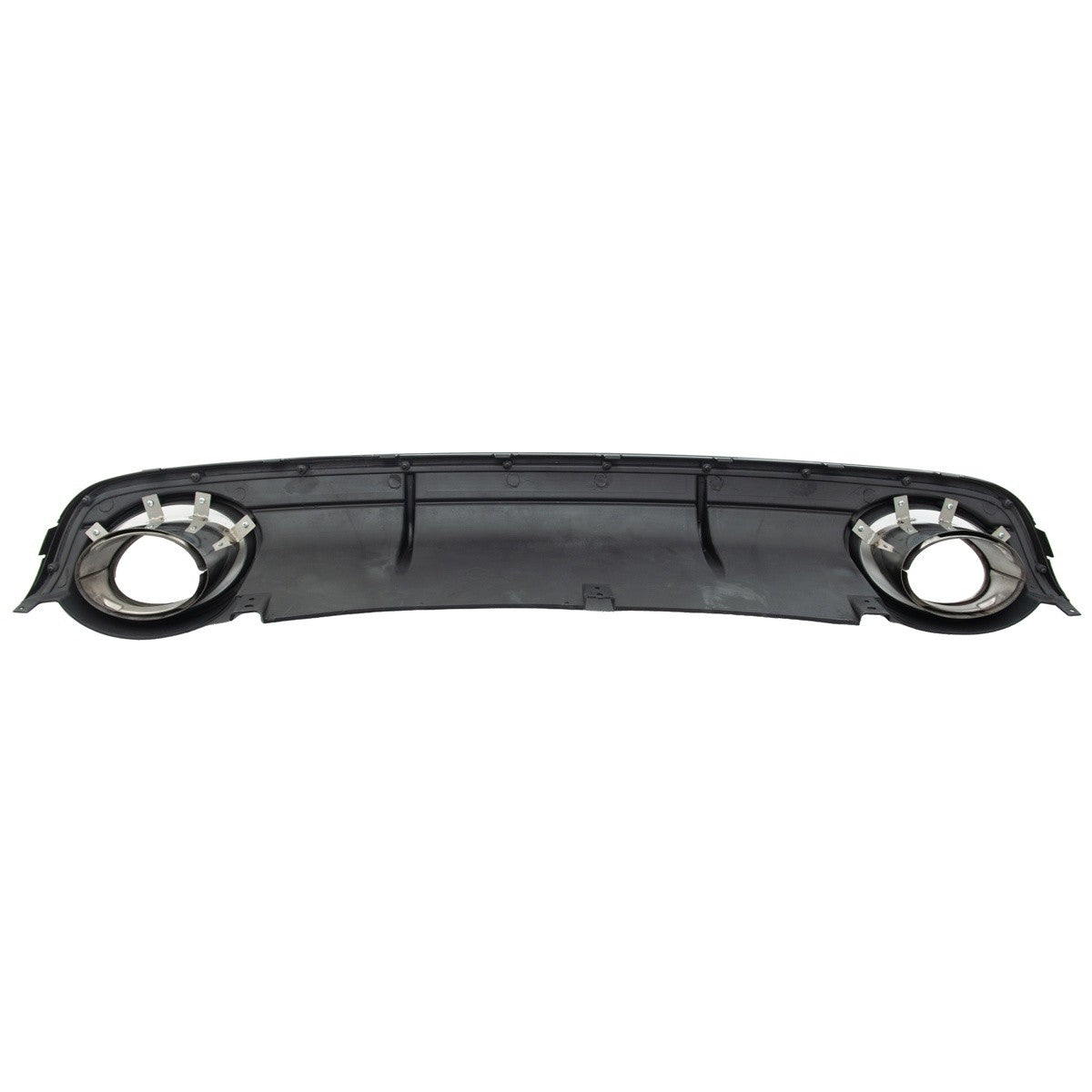 Heckdiffusor Silber Hochglanz Schwarz passend für Audi A6 C6 4F 2004-2008