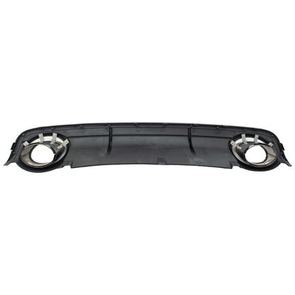 Heckdiffusor Silber Hochglanz Schwarz passend für Audi A6 C6 4F 2004-2008