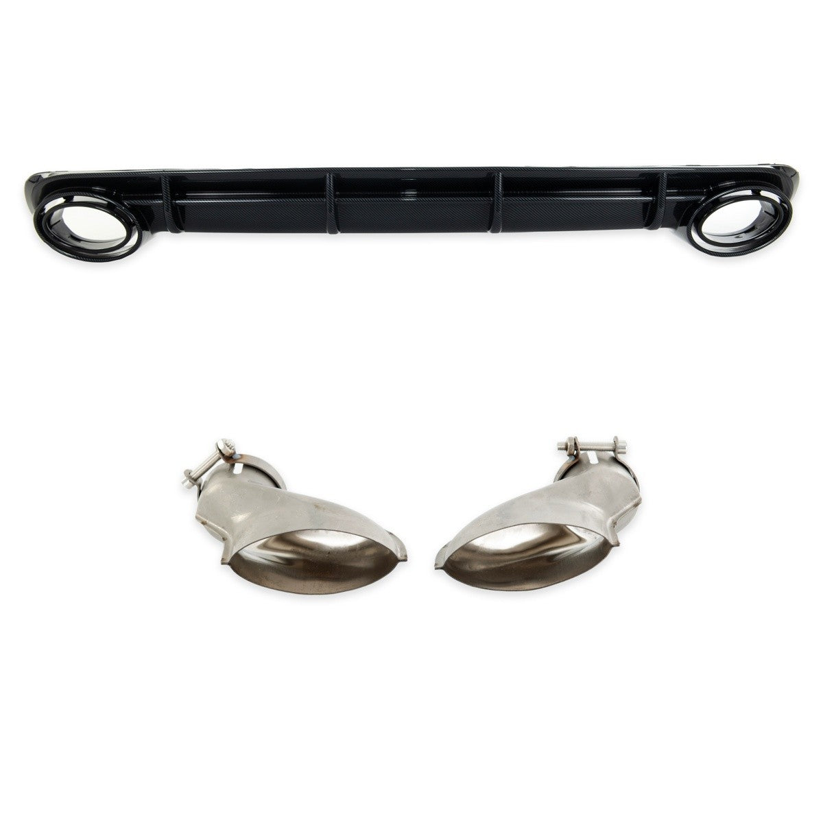 Heckdiffusor Carbon-Optik passend für Audi A6 C7 4G 2011-2015