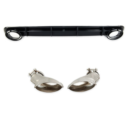 Heckdiffusor Carbon-Optik passend für Audi A6 C7 4G 2011-2015