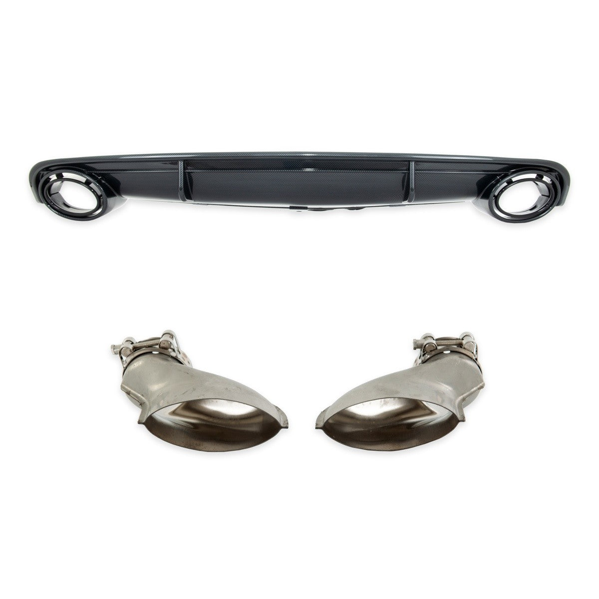 Heckstoßstange Diffusor Carbon-Optik passend für Audi A7 4G Sportback 2011-2014