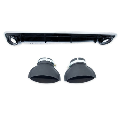 Sport Heckstoßstange Diffusor Schwarz passend für Audi Q7 (4M) 2015-2018