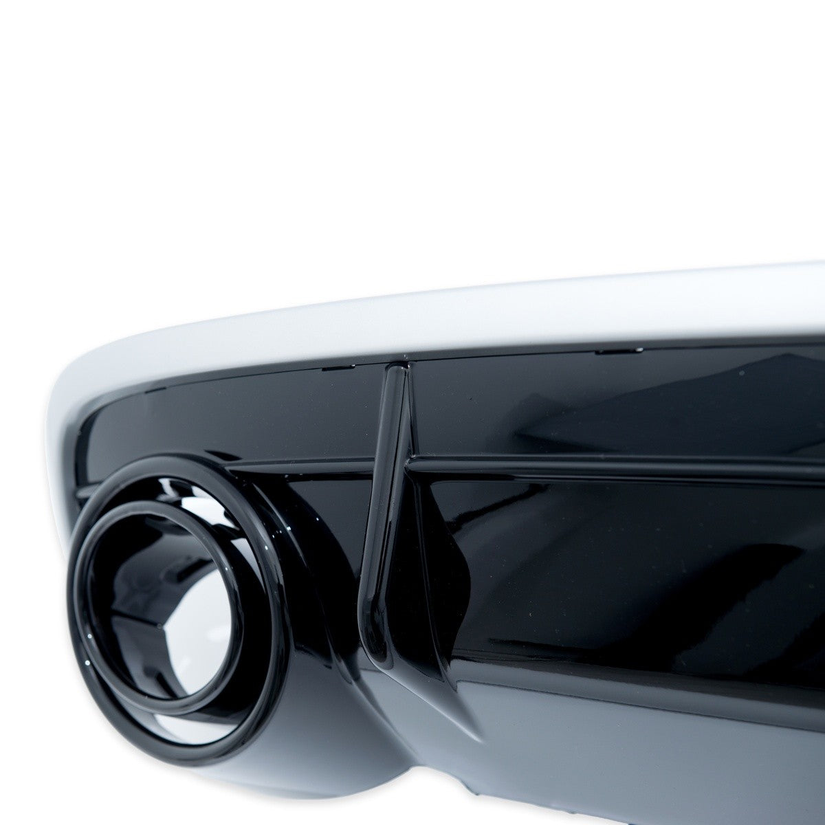 Sport Heckstoßstange Diffusor Schwarz passend für Audi Q7 (4M) 2015-2018