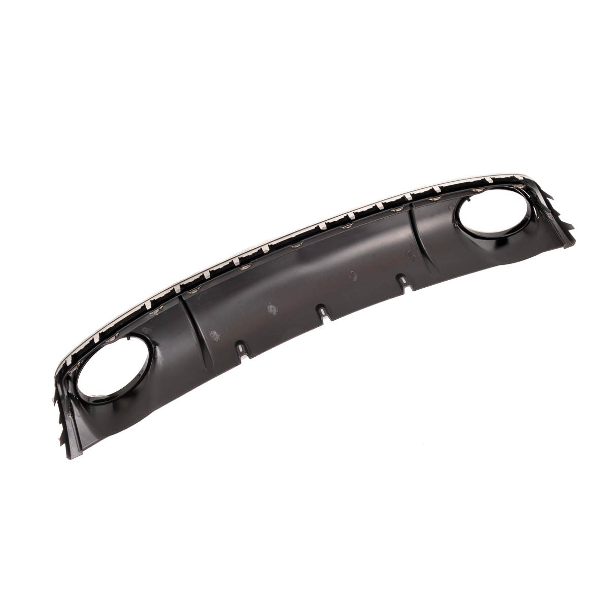 Heckdiffusor Silber Hochglanz Schwarz passend für Audi A4 B8 8K 2011-2015