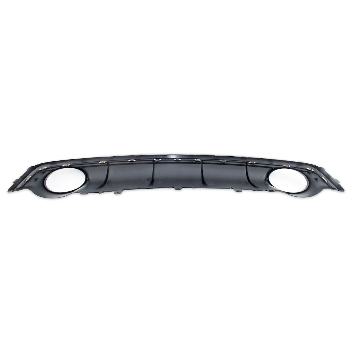 Heckstoßstange Diffusor Silber & Hochglanz Schwarz passend für Audi A7 4G Sportback 2015-2018