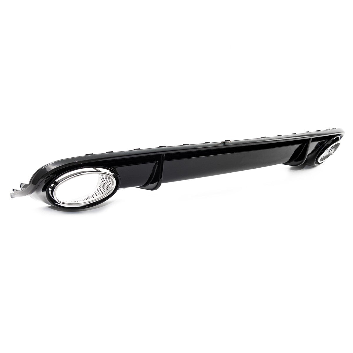 Heckdiffusor Silber Hochglanz Schwarz passend für Audi A4 B8 2007-2011