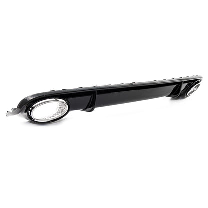 Heckdiffusor Silber Hochglanz Schwarz passend für Audi A4 B8 2007-2011