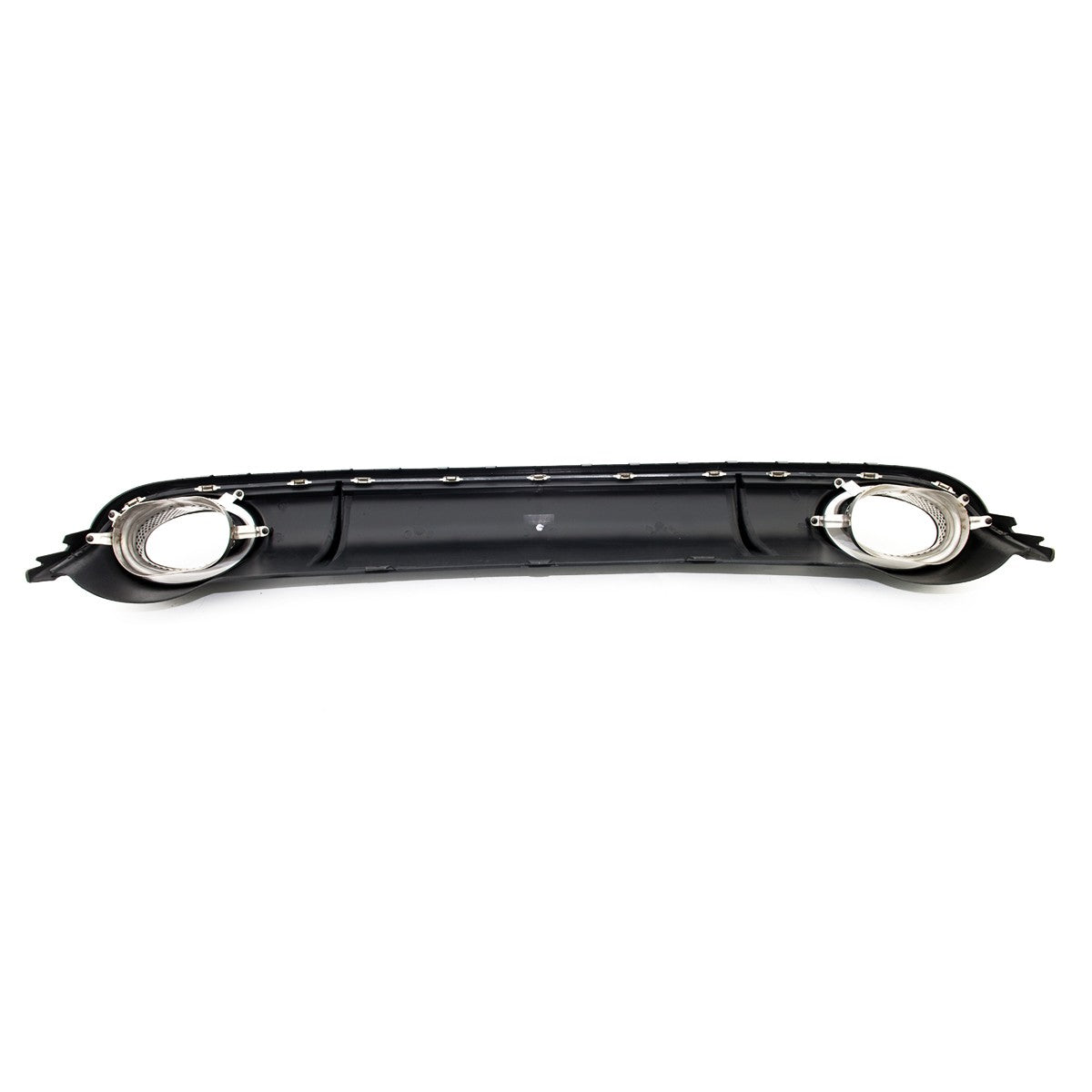Heckdiffusor Silber Hochglanz Schwarz passend für Audi A4 B8 2007-2011
