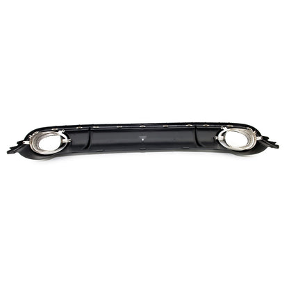 Heckdiffusor Silber Hochglanz Schwarz passend für Audi A4 B8 2007-2011