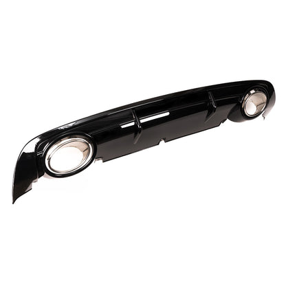 Heckdiffusor Hochglanz Schwarz passend für Audi A6 C6 4F 2008-2011