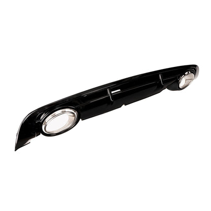 Heckdiffusor Hochglanz Schwarz passend für Audi A6 C6 4F 2008-2011