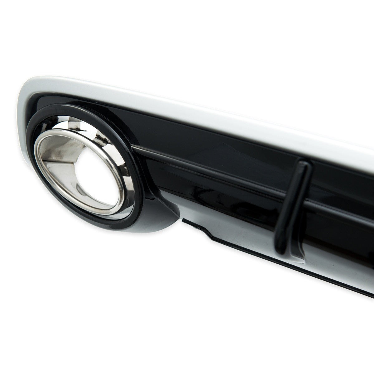 Sport Heckdiffusor mit Auspuffendrohren passend für Audi A6 C6 4F 2004-2008