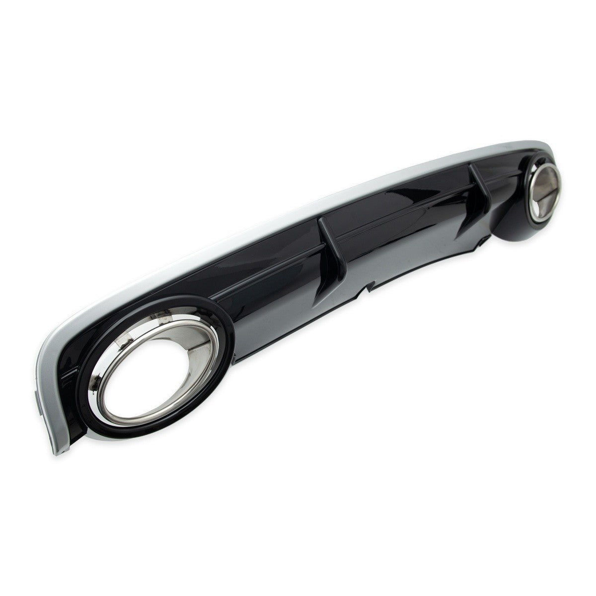 Sport Heckdiffusor mit Auspuffendrohren passend für Audi A6 C6 4F 2004-2008